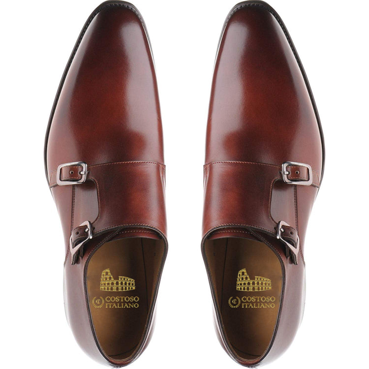 Brown Leather Parkstone Monk Straps