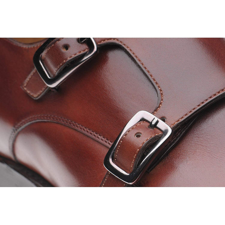 Brown Leather Parkstone Monk Straps