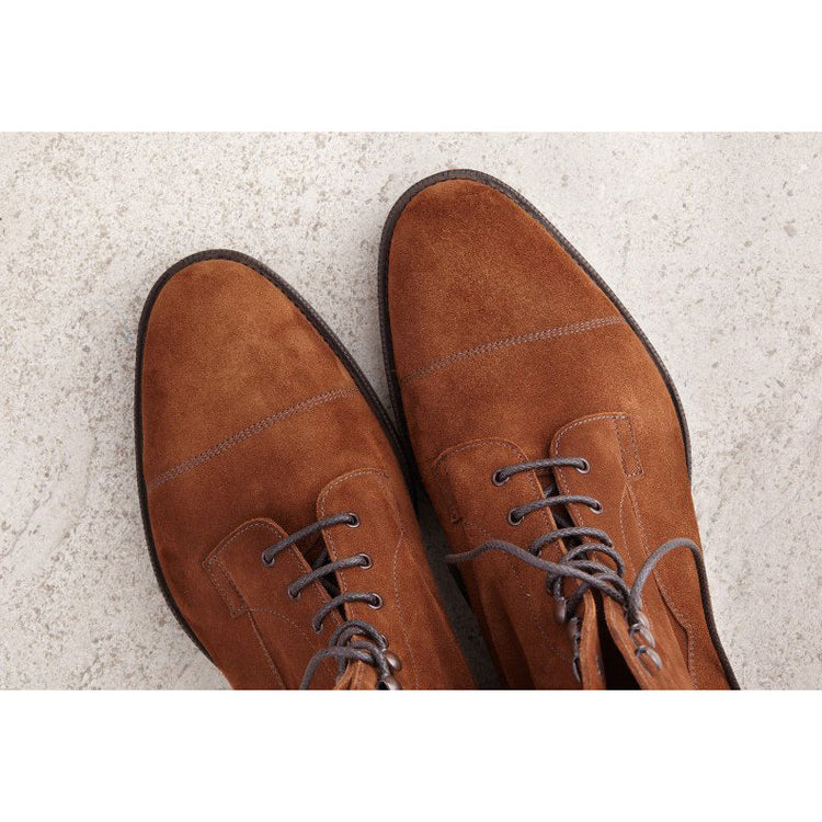 Tan Leather Purley Lace Up Boots