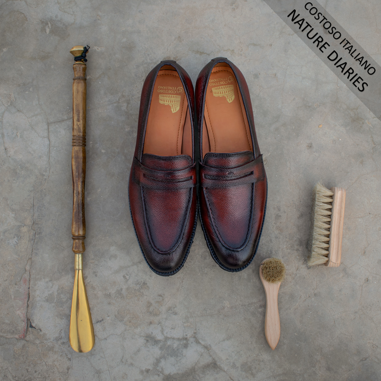 Brown Leather Montreal Chunky Loafers