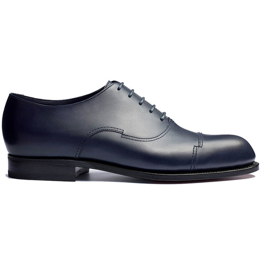 Navy Blue Leather Broxtowe Balmoral Oxfords